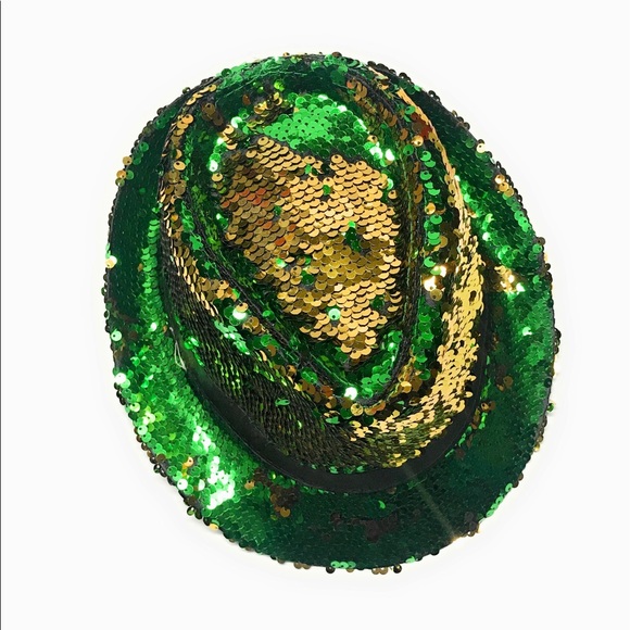Fedora 2-way Sequin Unisex Hat (One Size) - Picture 3 of 5